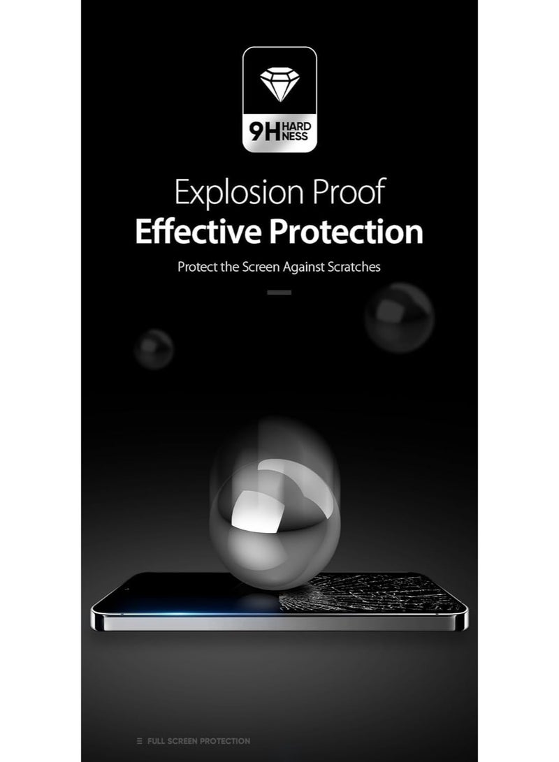 Full Glue Screen Protector Anti Fingerprint Shatter Proof Tempered Glass with HD clarity for Samsung Galaxy S25 Fe - Image 3